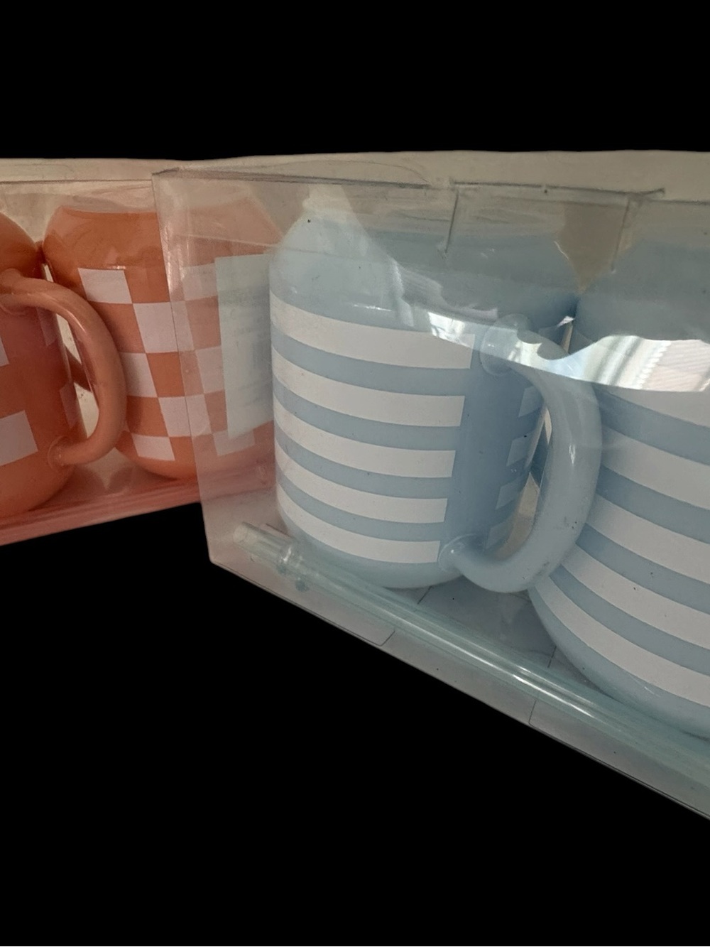 Ankyo Development Set of 4 Drinking Mugs With Straws and Lids